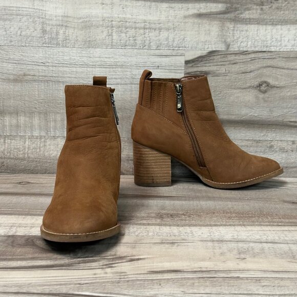 Blondo Noa Brown Suede Bootie Waterproof Womens Size 8.5 - Picture 2 of 5